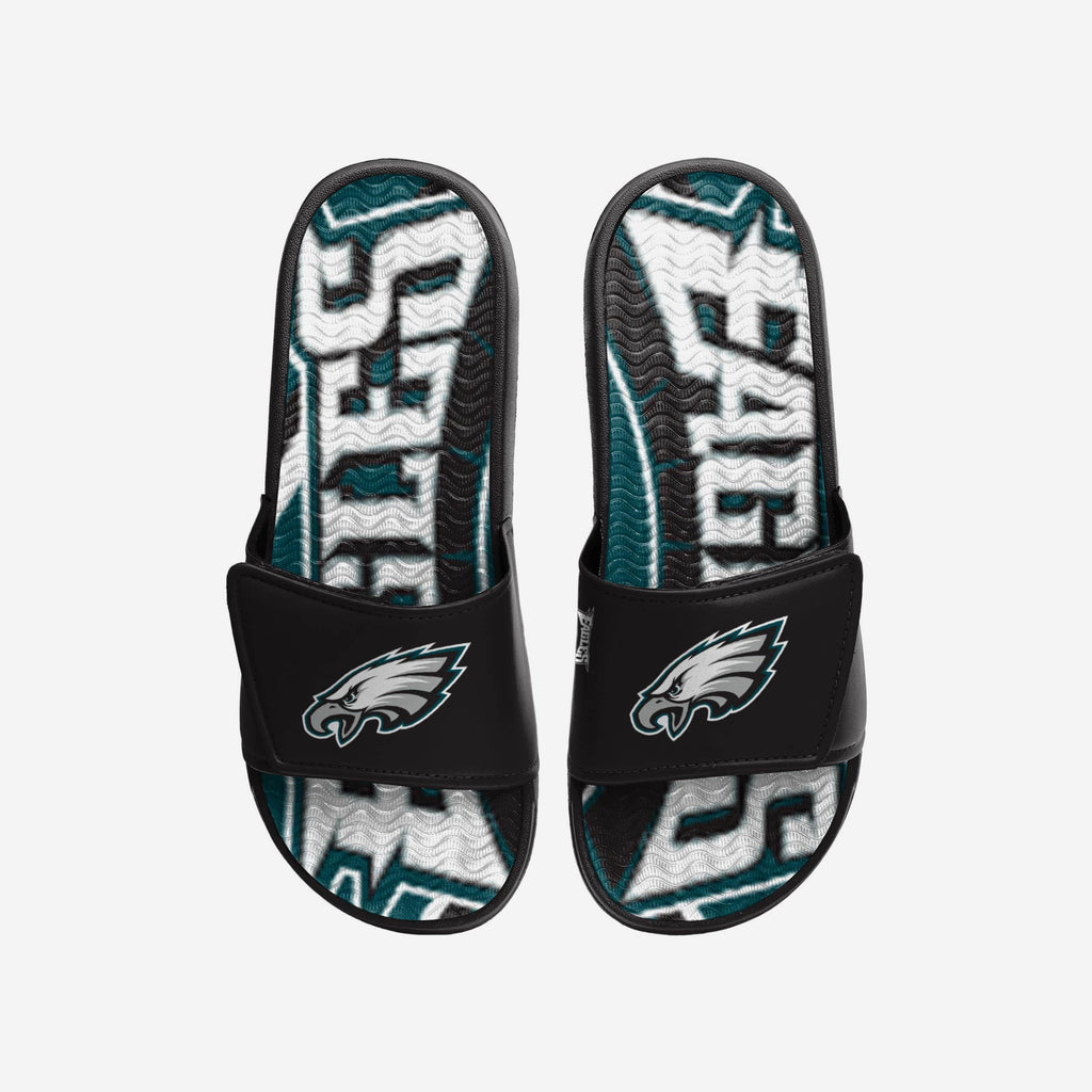 Philadelphia Eagles Bold Wordmark Gel Slide FOCO S - FOCO.com