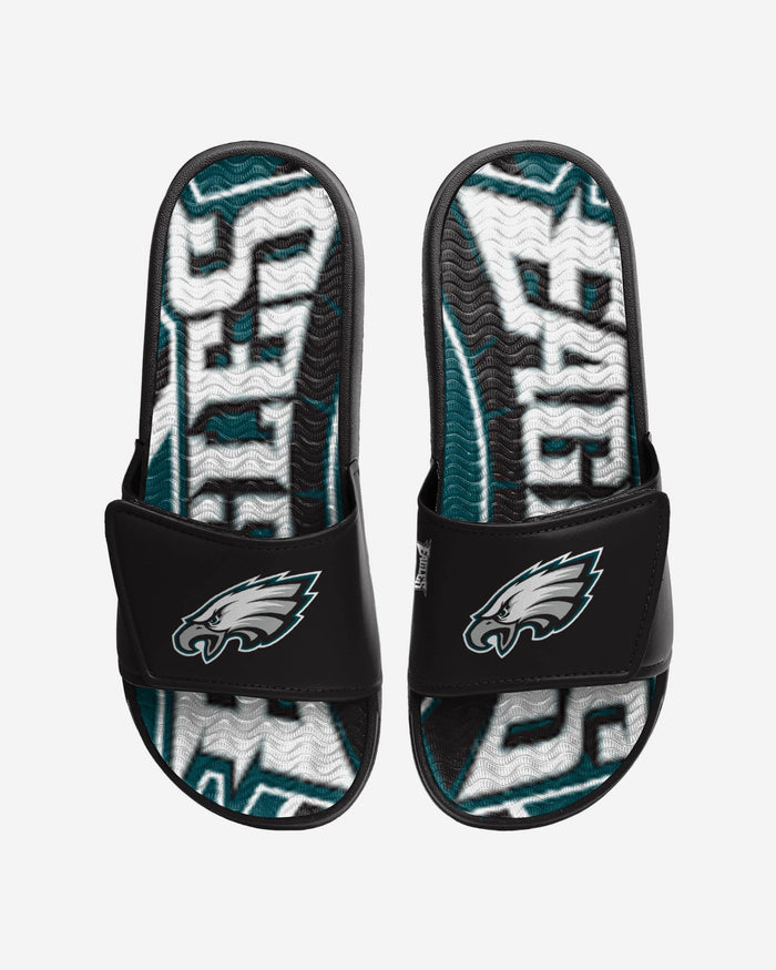 Philadelphia Eagles Bold Wordmark Gel Slide FOCO S - FOCO.com