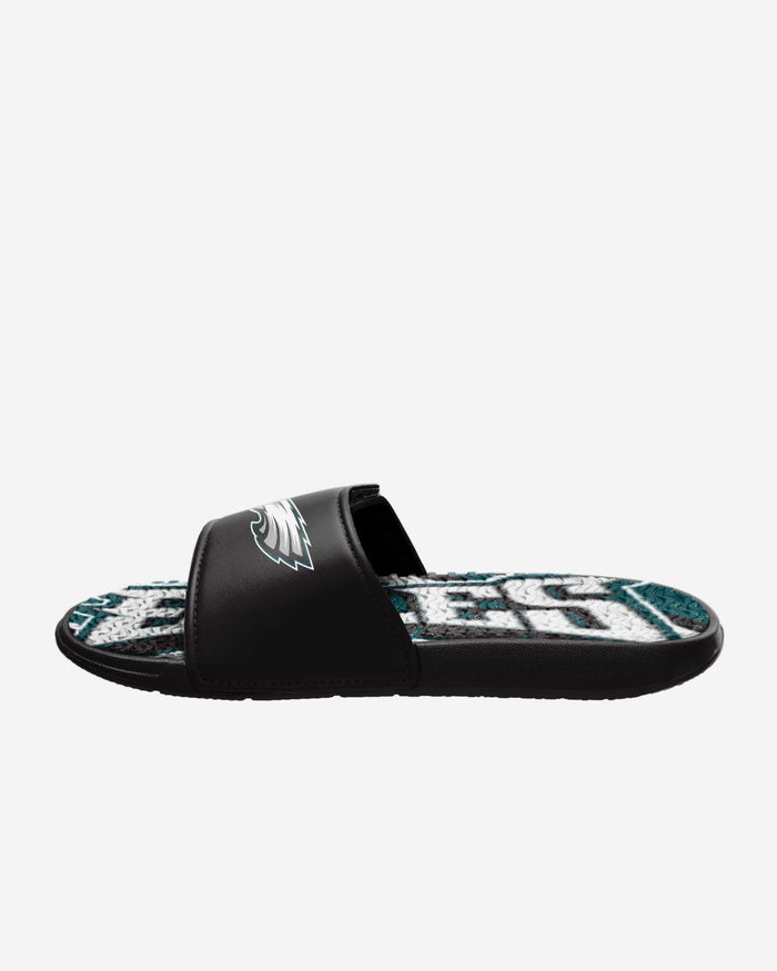 Philadelphia Eagles Bold Wordmark Gel Slide FOCO - FOCO.com