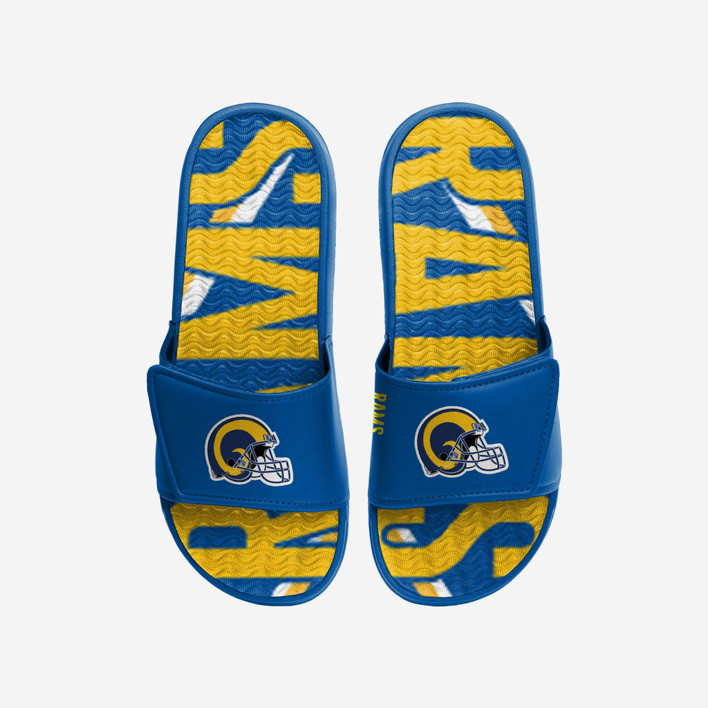 Los Angeles Rams Bold Wordmark Gel Slide FOCO S - FOCO.com