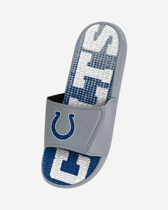 Indianapolis Colts Gradient Wordmark Gel Slide FOCO - FOCO.com