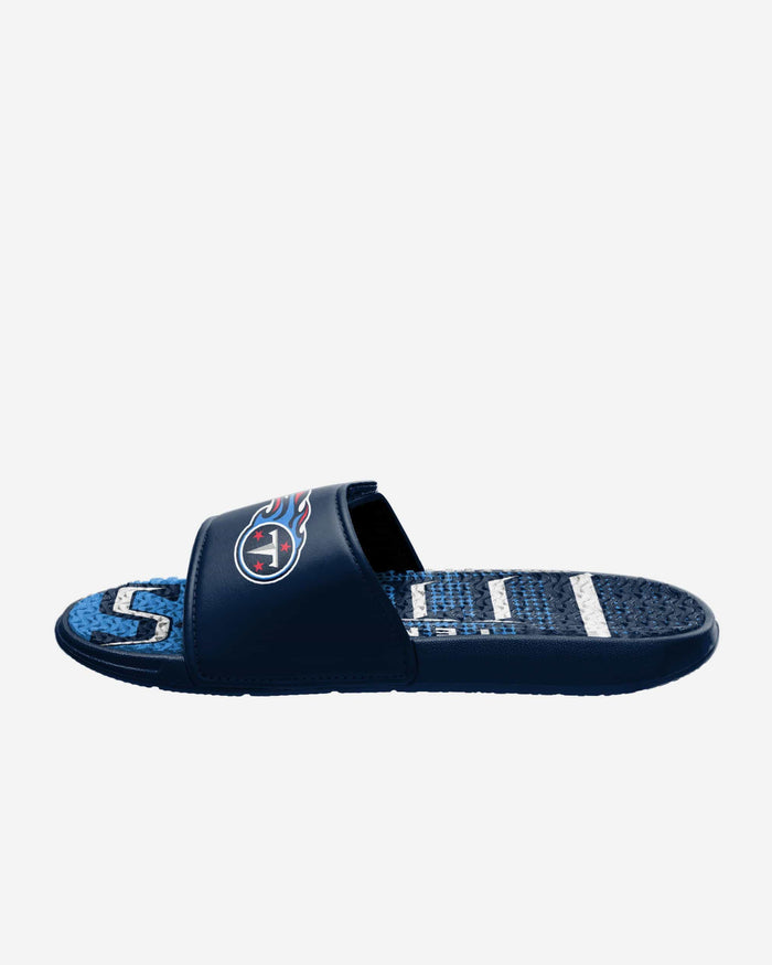 Tennessee Titans Gradient Wordmark Gel Slide FOCO - FOCO.com