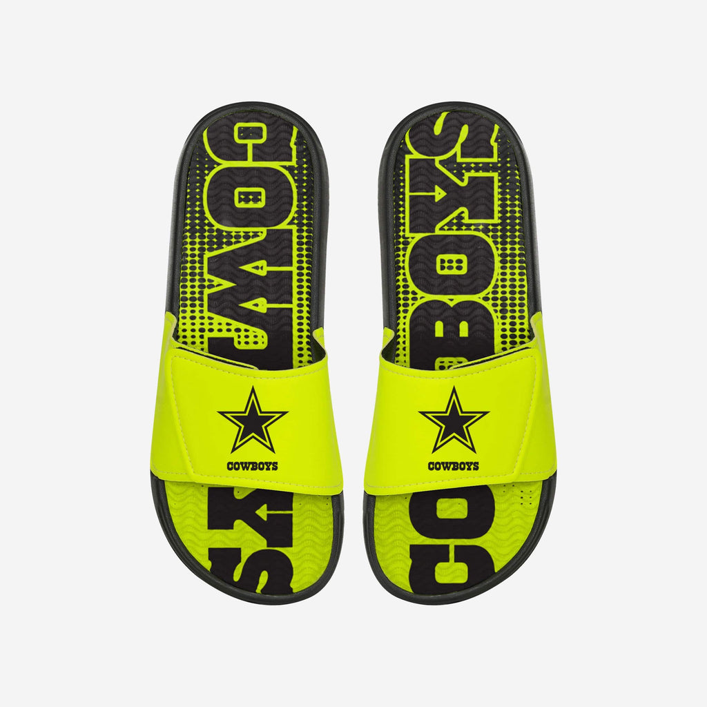 Dallas Cowboys Highlights Gel Slide FOCO S - FOCO.com