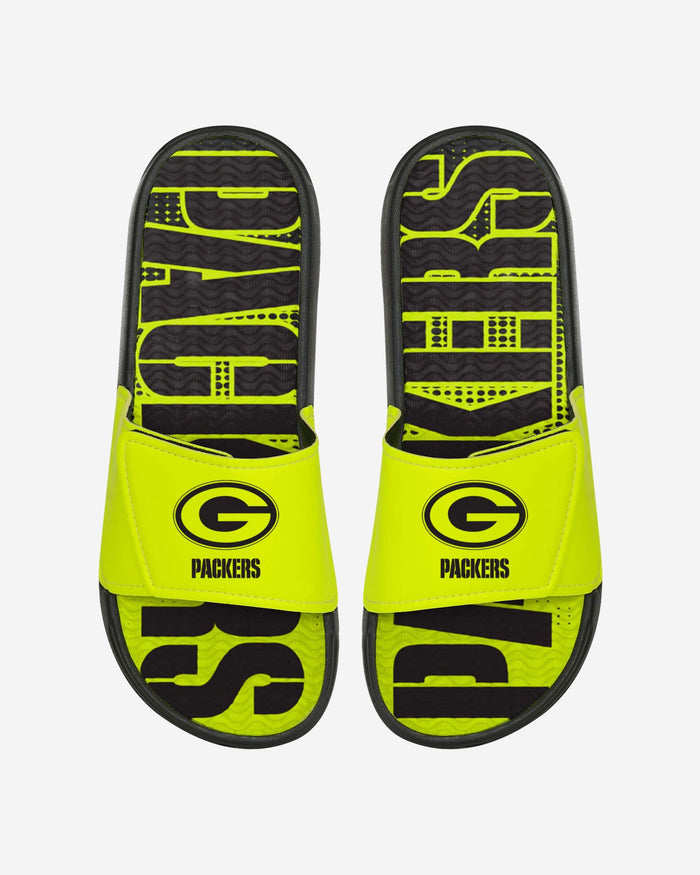 Green Bay Packers Highlights Gel Slide FOCO S - FOCO.com