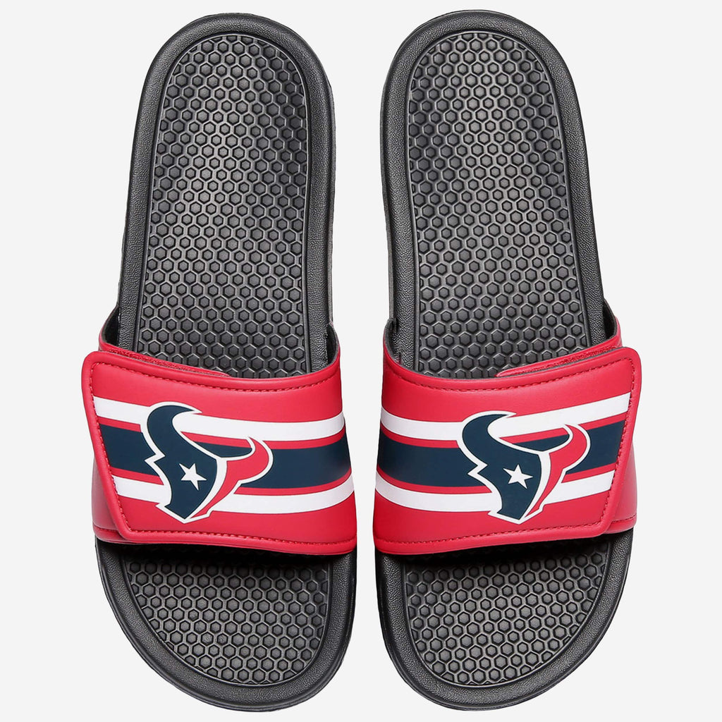 Houston Texans Stripe Legacy Sport Slide FOCO S - FOCO.com