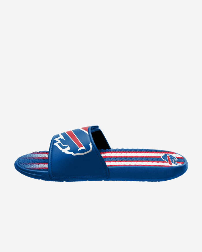 Buffalo Bills Team Stripe Gel Slide FOCO - FOCO.com