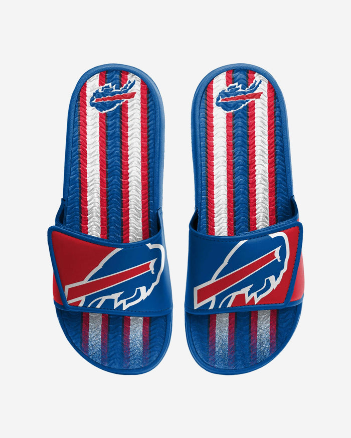 Buffalo Bills Team Stripe Gel Slide FOCO S - FOCO.com