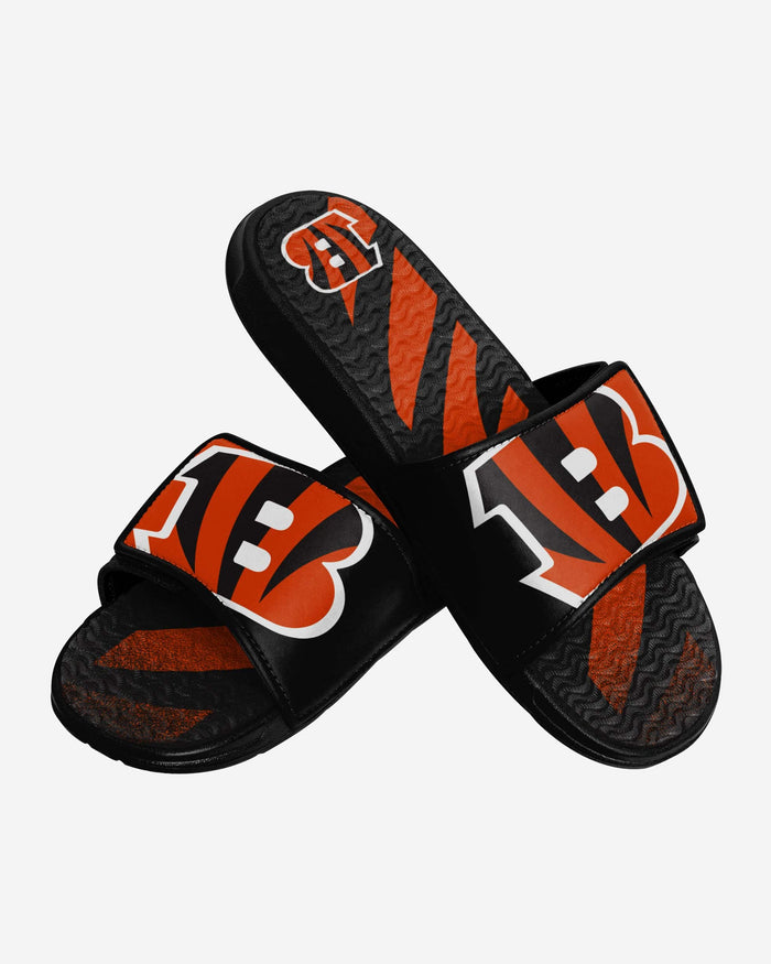 Cincinnati Bengals Team Stripe Gel Slide FOCO - FOCO.com