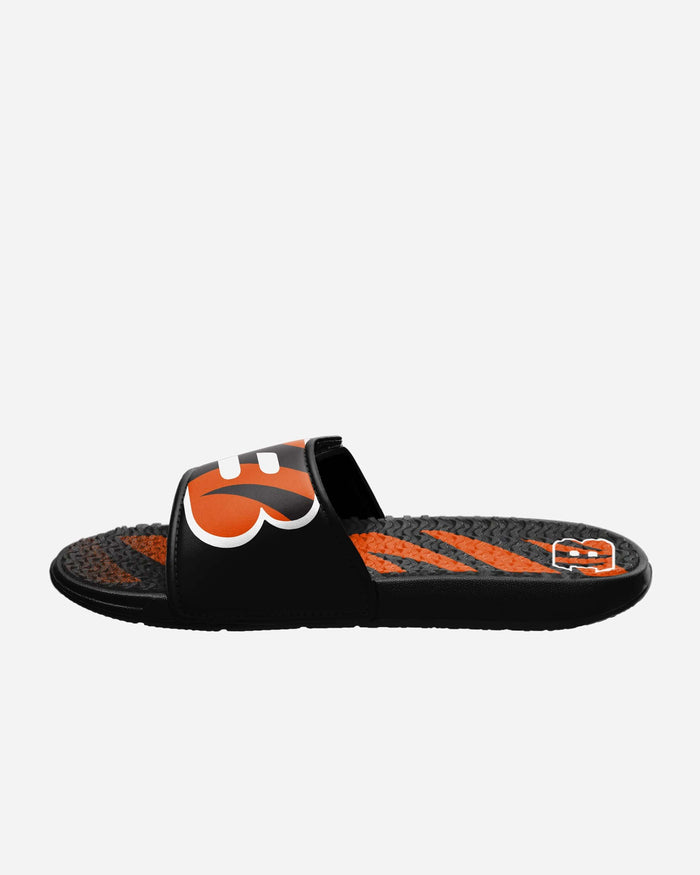 Cincinnati Bengals Team Stripe Gel Slide FOCO - FOCO.com