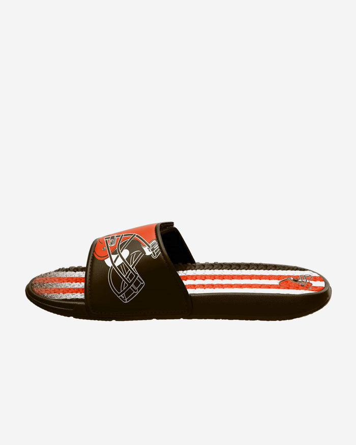 Cleveland Browns Team Stripe Gel Slide FOCO - FOCO.com