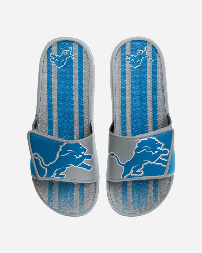 Detroit Lions Team Stripe Gel Slide FOCO S - FOCO.com