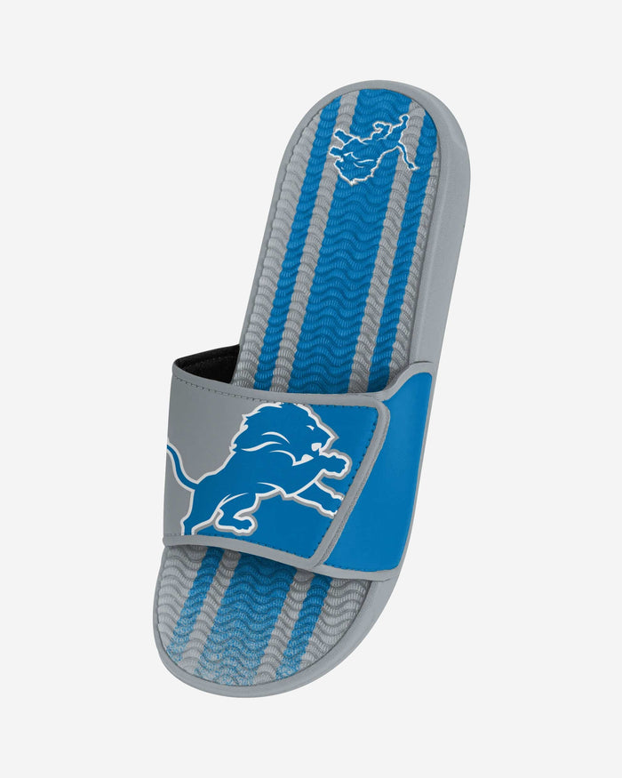 Detroit Lions Team Stripe Gel Slide FOCO - FOCO.com