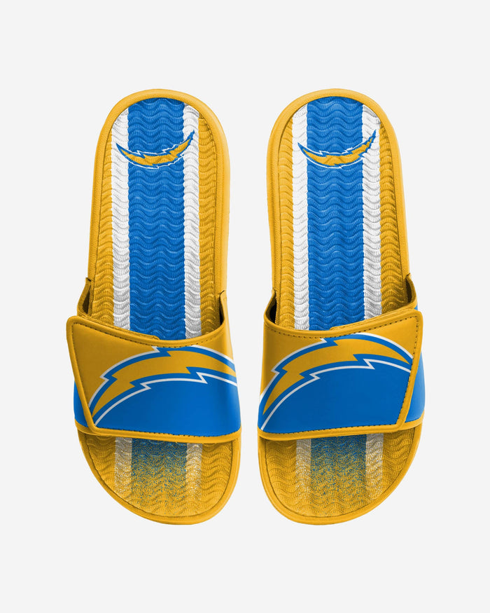 Los Angeles Chargers Team Stripe Gel Slide FOCO S - FOCO.com