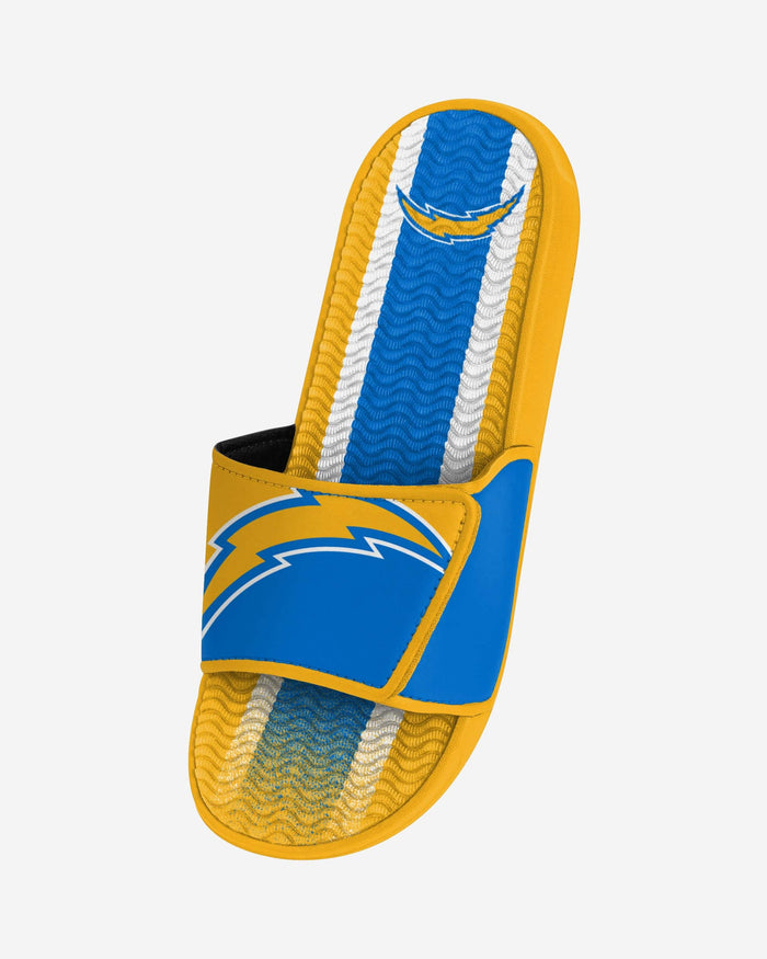 Los Angeles Chargers Team Stripe Gel Slide FOCO - FOCO.com