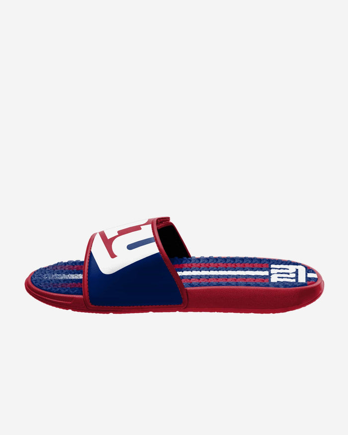 New York Giants Team Stripe Gel Slide FOCO - FOCO.com