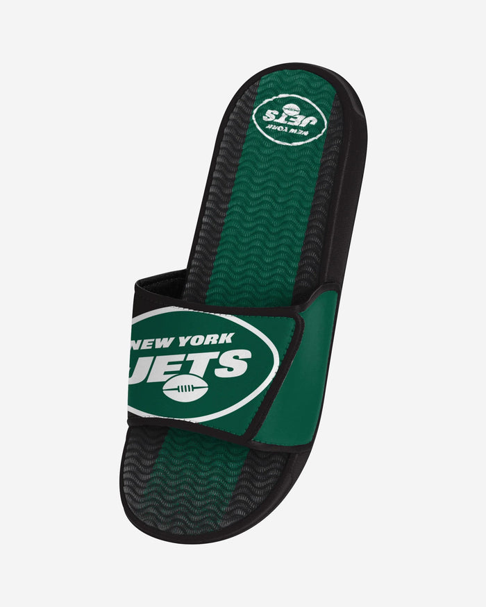 New York Jets Team Stripe Gel Slide FOCO - FOCO.com