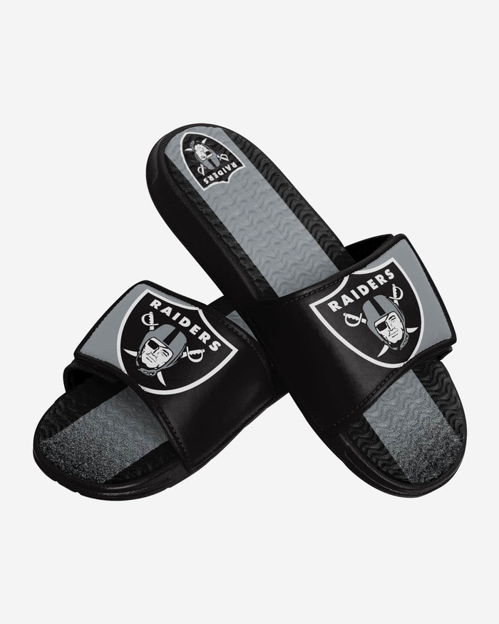 Las Vegas Raiders Team Stripe Gel Slide FOCO - FOCO.com