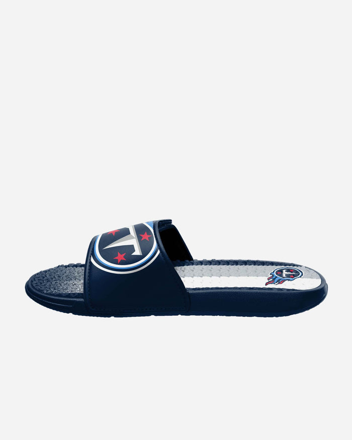 Tennessee Titans Team Stripe Gel Slide FOCO - FOCO.com