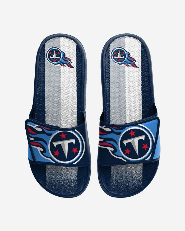 Tennessee Titans Team Stripe Gel Slide FOCO S - FOCO.com