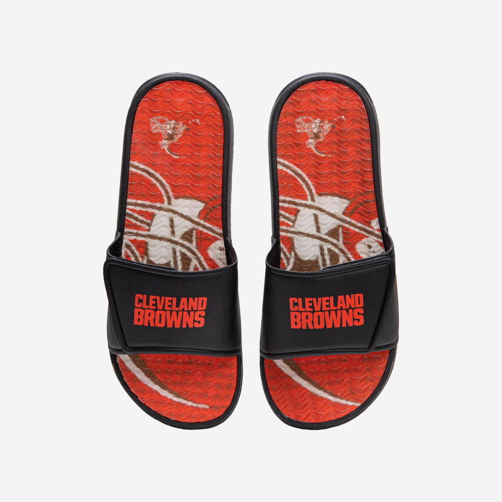 Cleveland Browns Wordmark Gel Slide FOCO S - FOCO.com