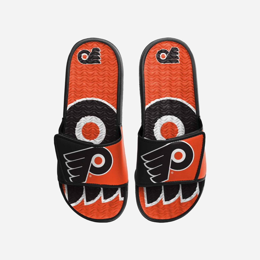 Philadelphia Flyers Colorblock Big Logo Gel Slide FOCO S - FOCO.com