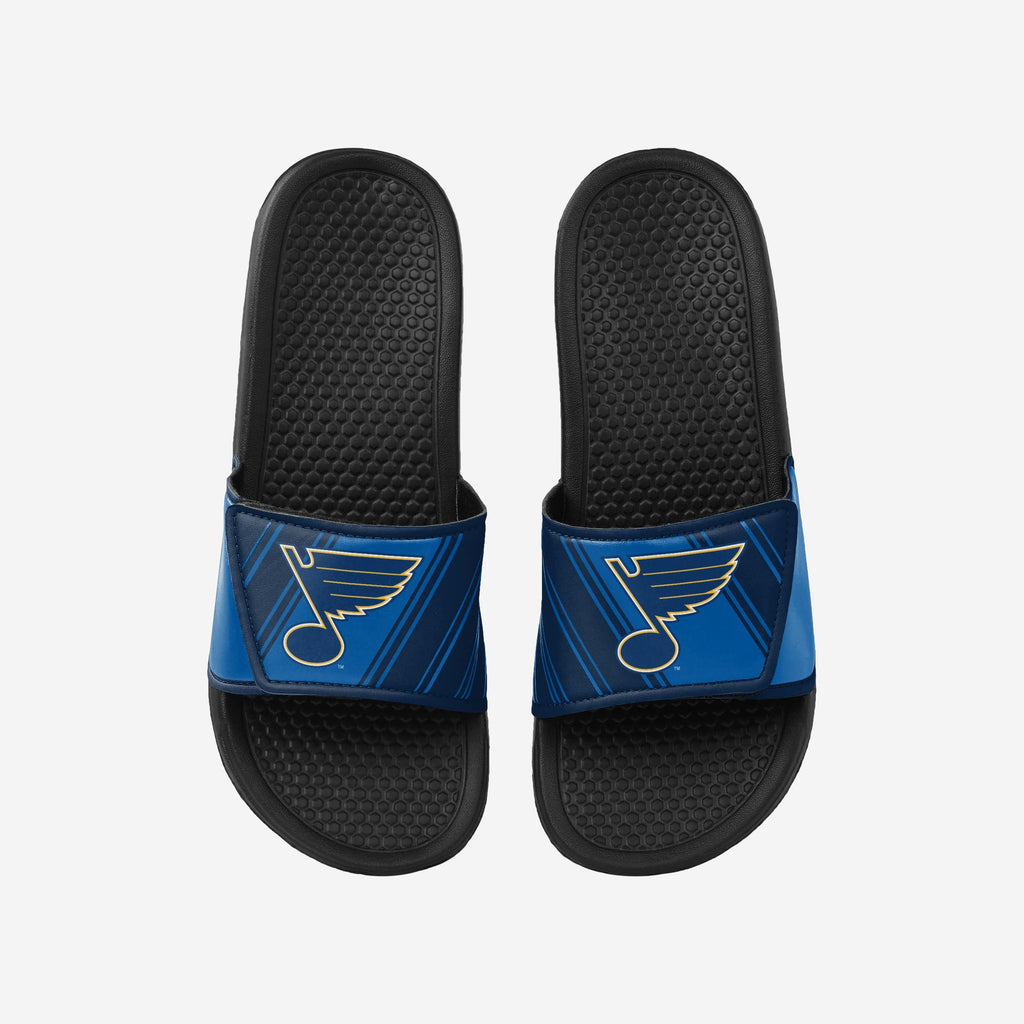 St Louis Blues Legacy Velcro Sport Slide FOCO S - FOCO.com