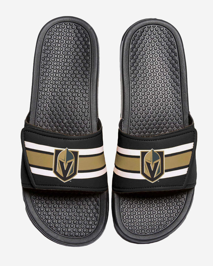 Vegas Golden Knights Stripe Legacy Sport Slide FOCO S - FOCO.com