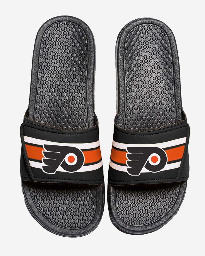 Philadelphia Flyers Stripe Legacy Sport Slide FOCO S - FOCO.com