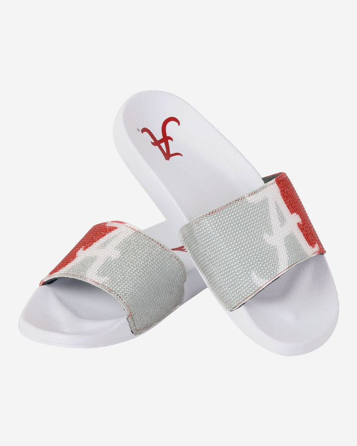 Alabama Crimson Tide Womens Big Logo Shimmer Slide FOCO - FOCO.com