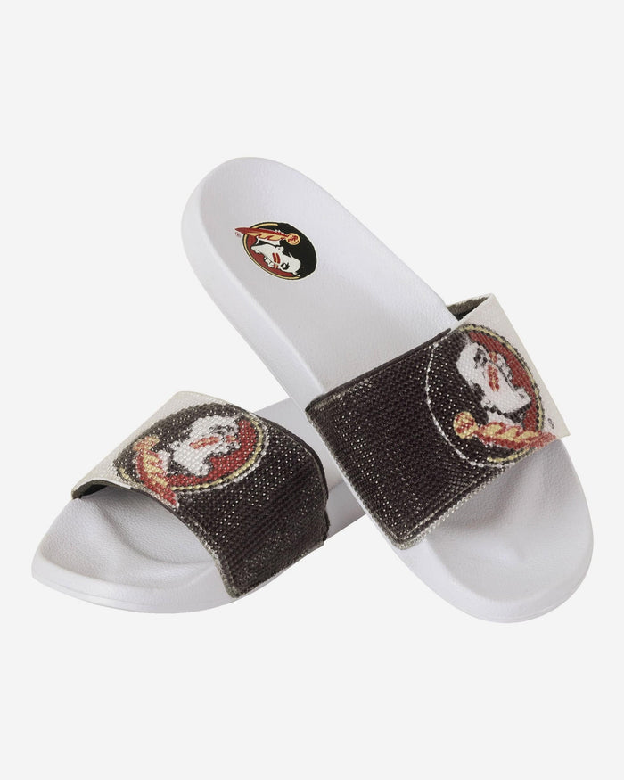 Florida State Seminoles Womens Big Logo Shimmer Slide FOCO - FOCO.com