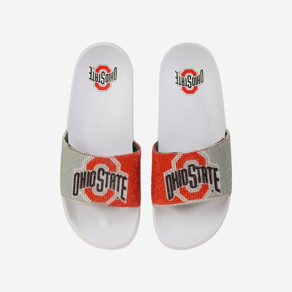 Ohio State Buckeyes Womens Big Logo Shimmer Slide FOCO S - FOCO.com