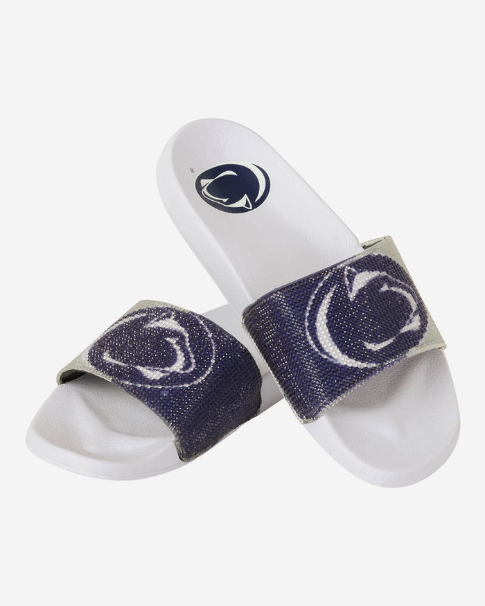 Penn State Nittany Lions Womens Big Logo Shimmer Slide FOCO - FOCO.com