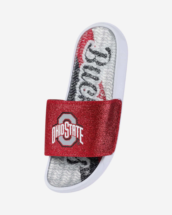 Ohio State Buckeyes Womens Glitter Gel Slide FOCO - FOCO.com