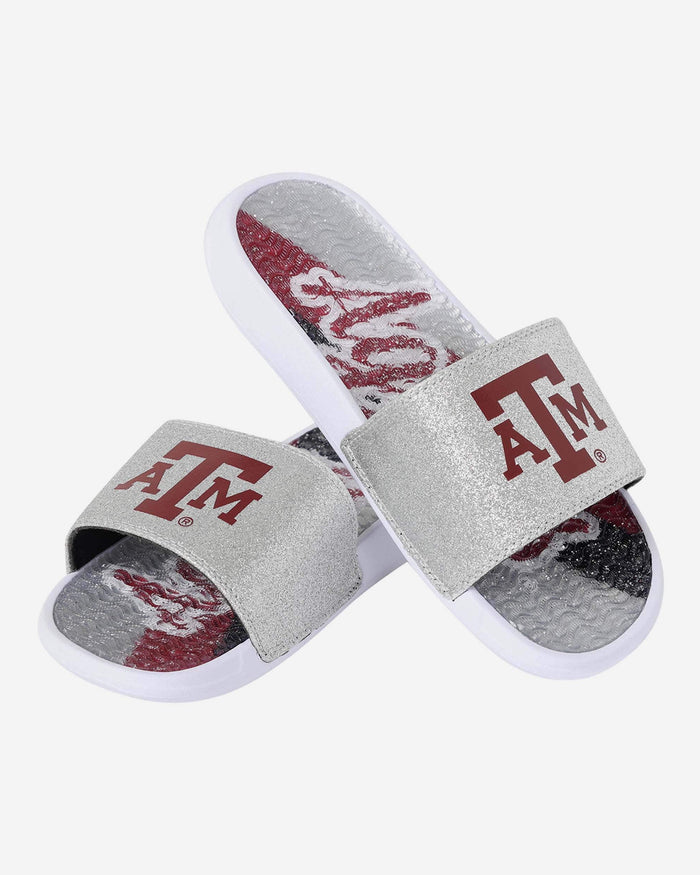 Texas A&M Aggies Womens Glitter Gel Slide FOCO - FOCO.com