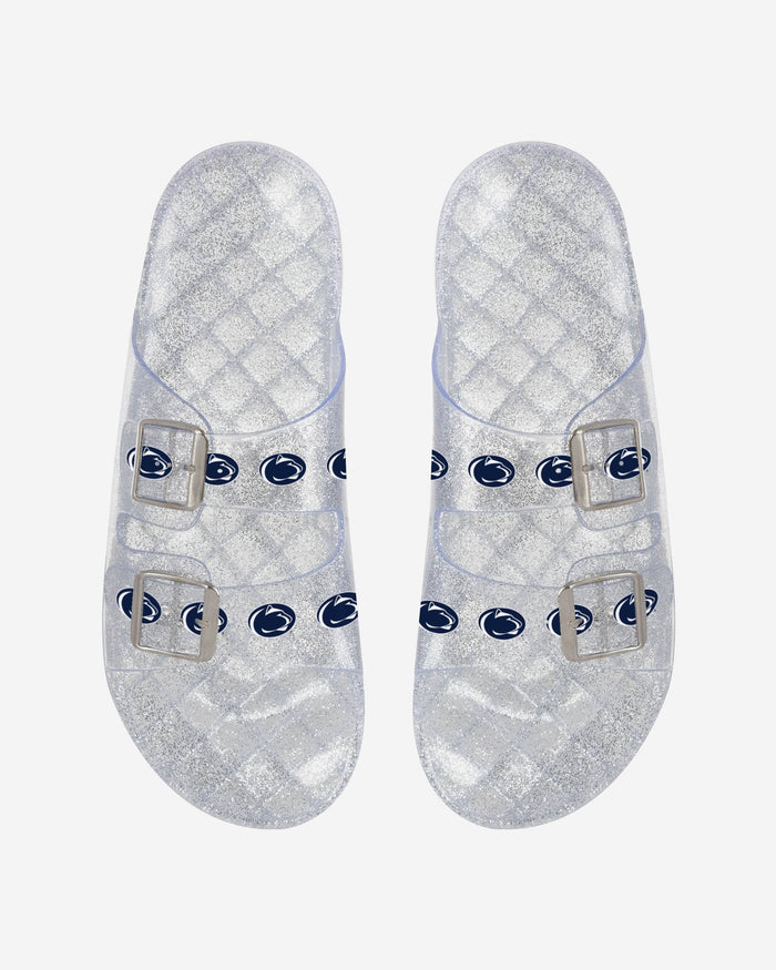 Penn State Nittany Lions Womens Glitter Double Buckle Sandal FOCO S - FOCO.com