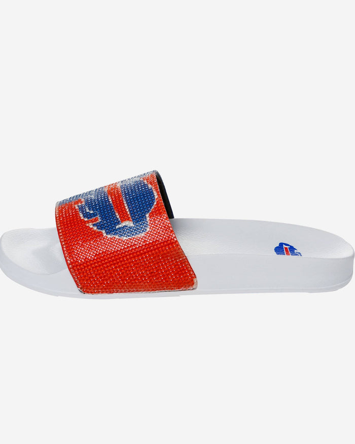 Buffalo Bills Womens Big Logo Shimmer Slide FOCO - FOCO.com