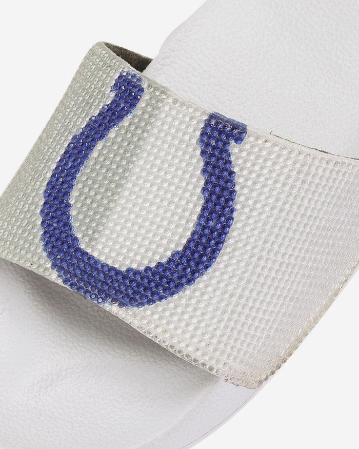 Indianapolis Colts Womens Big Logo Shimmer Slide FOCO - FOCO.com