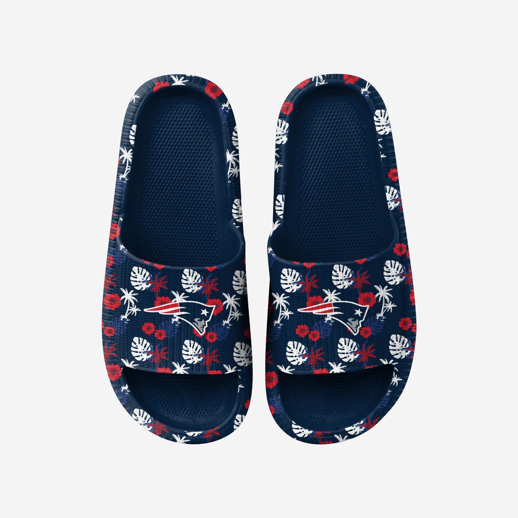 New England Patriots Womens Floral Pillow Slide FOCO S - FOCO.com