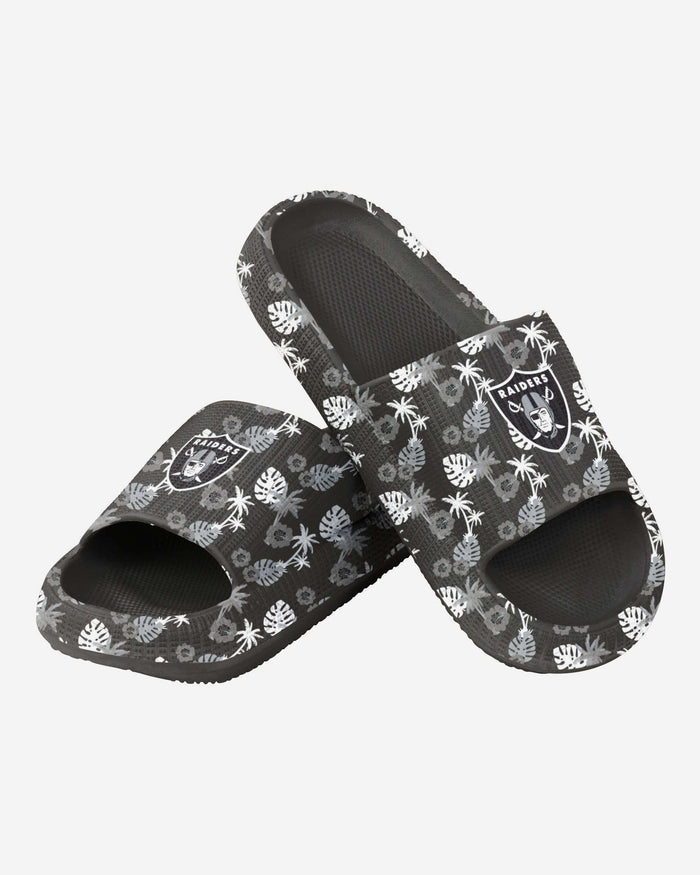 Las Vegas Raiders Womens Floral Pillow Slide FOCO - FOCO.com