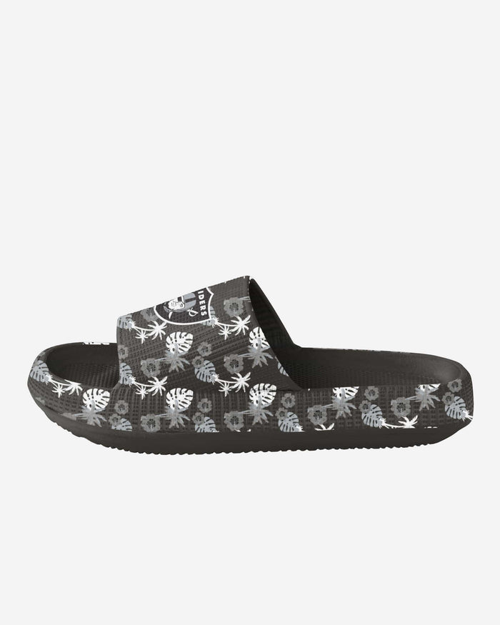 Las Vegas Raiders Womens Floral Pillow Slide FOCO - FOCO.com