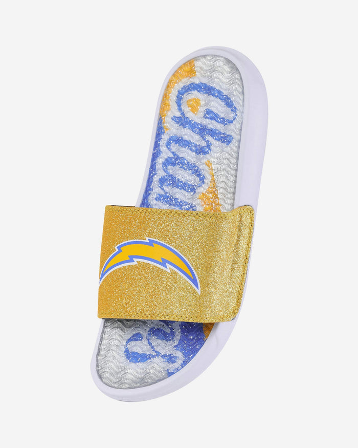 Los Angeles Chargers Womens Glitter Gel Slide FOCO - FOCO.com