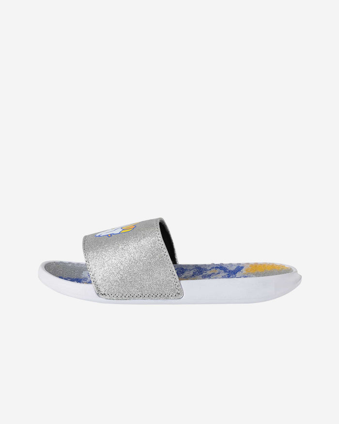 Los Angeles Rams Womens Glitter Gel Slide FOCO - FOCO.com