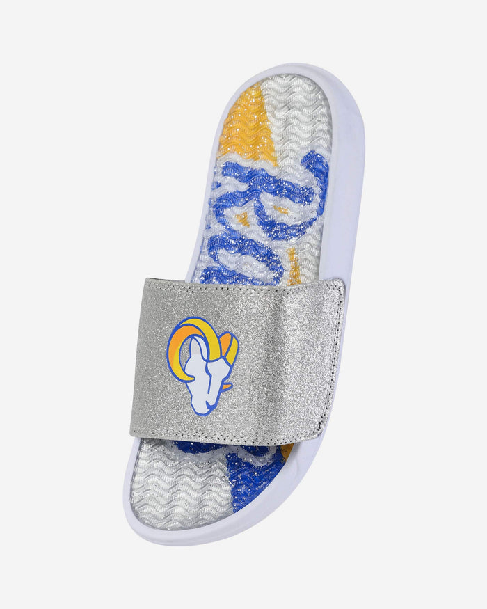 Los Angeles Rams Womens Glitter Gel Slide FOCO - FOCO.com