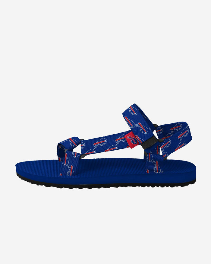 Buffalo Bills Womens Repeat Logo Strap Sandal FOCO - FOCO.com