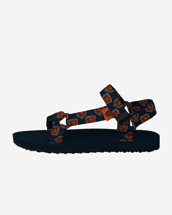 Chicago Bears Womens Repeat Logo Strap Sandal FOCO - FOCO.com