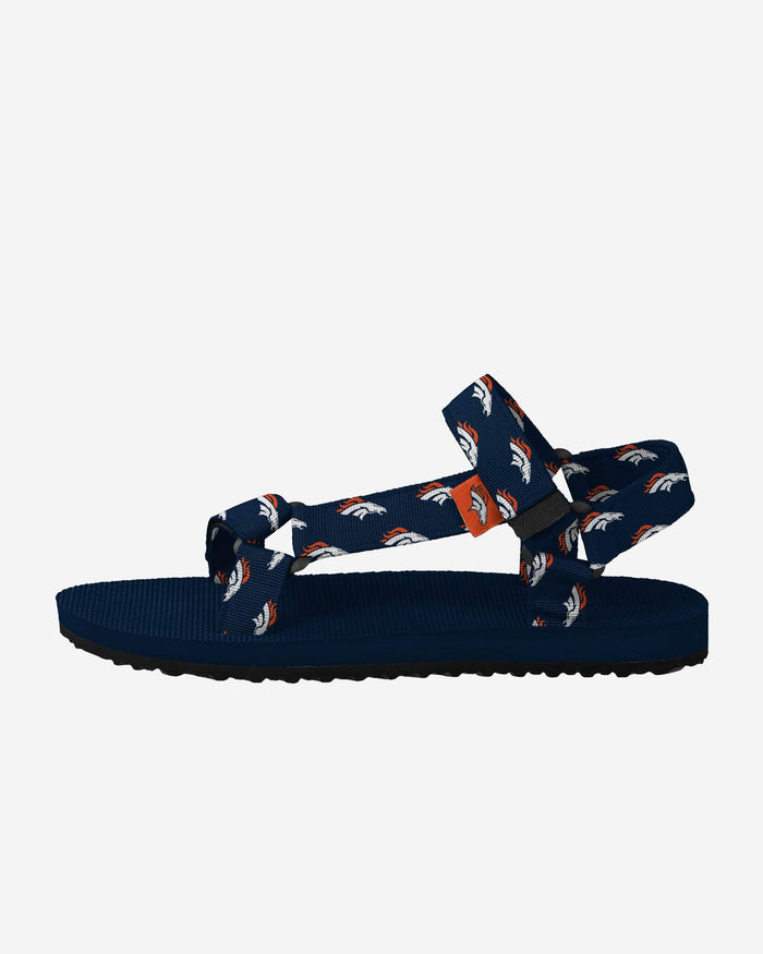 Denver Broncos Womens Repeat Logo Strap Sandal FOCO - FOCO.com