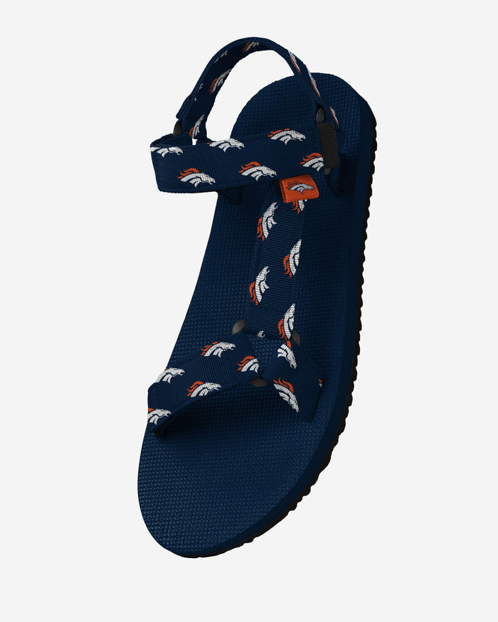 Denver Broncos Womens Repeat Logo Strap Sandal FOCO - FOCO.com