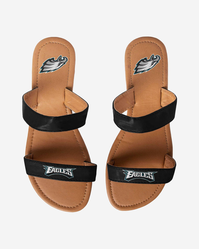 Philadelphia Eagles Double Strap Slide Sandals FOCO - FOCO.com