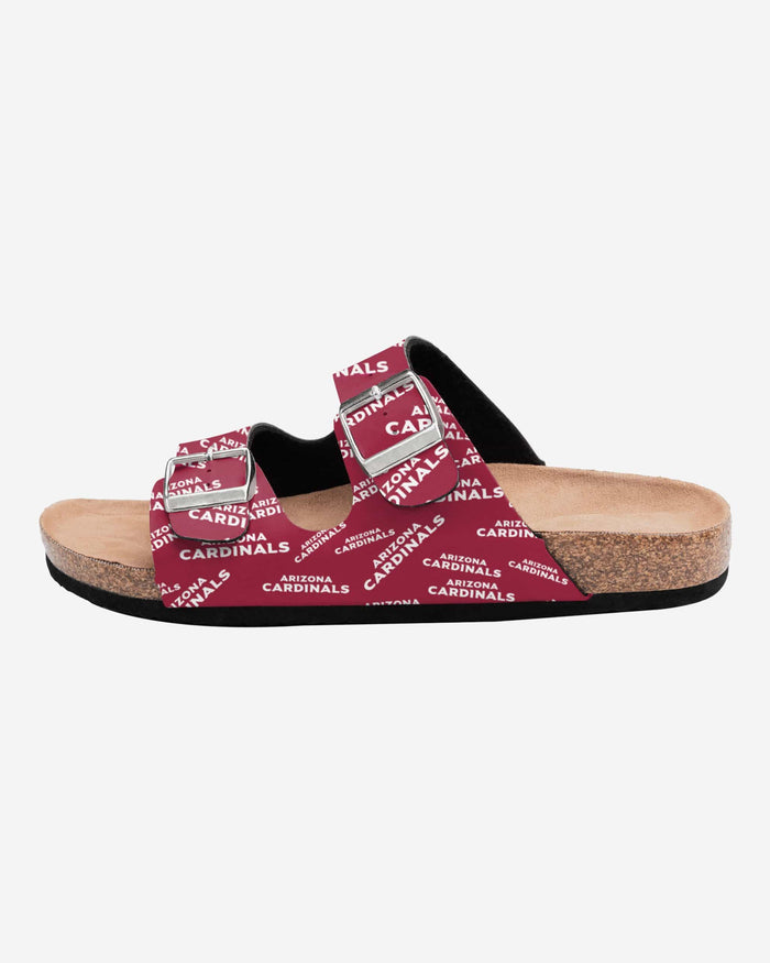 Arizona Cardinals Womens Mini Print Double Buckle Sandal FOCO - FOCO.com