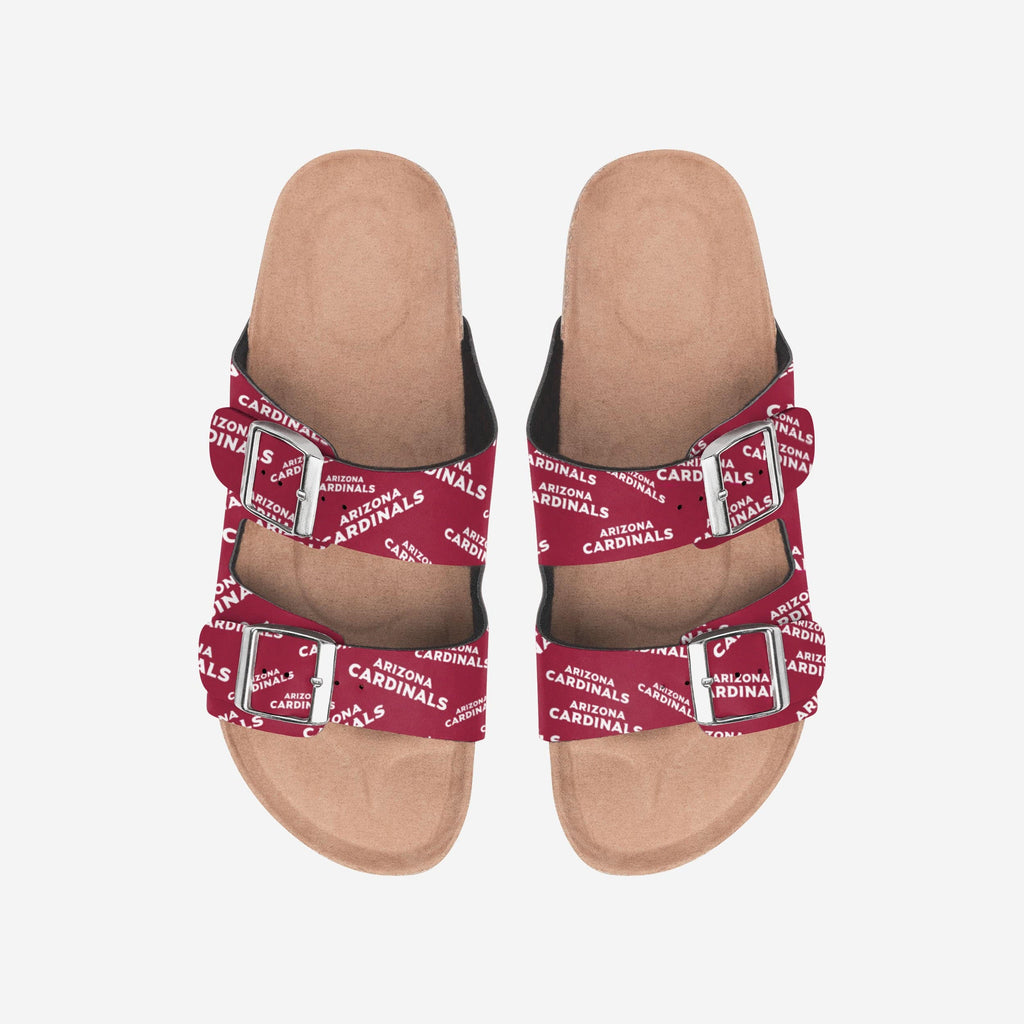 Arizona Cardinals Womens Mini Print Double Buckle Sandal FOCO S - FOCO.com